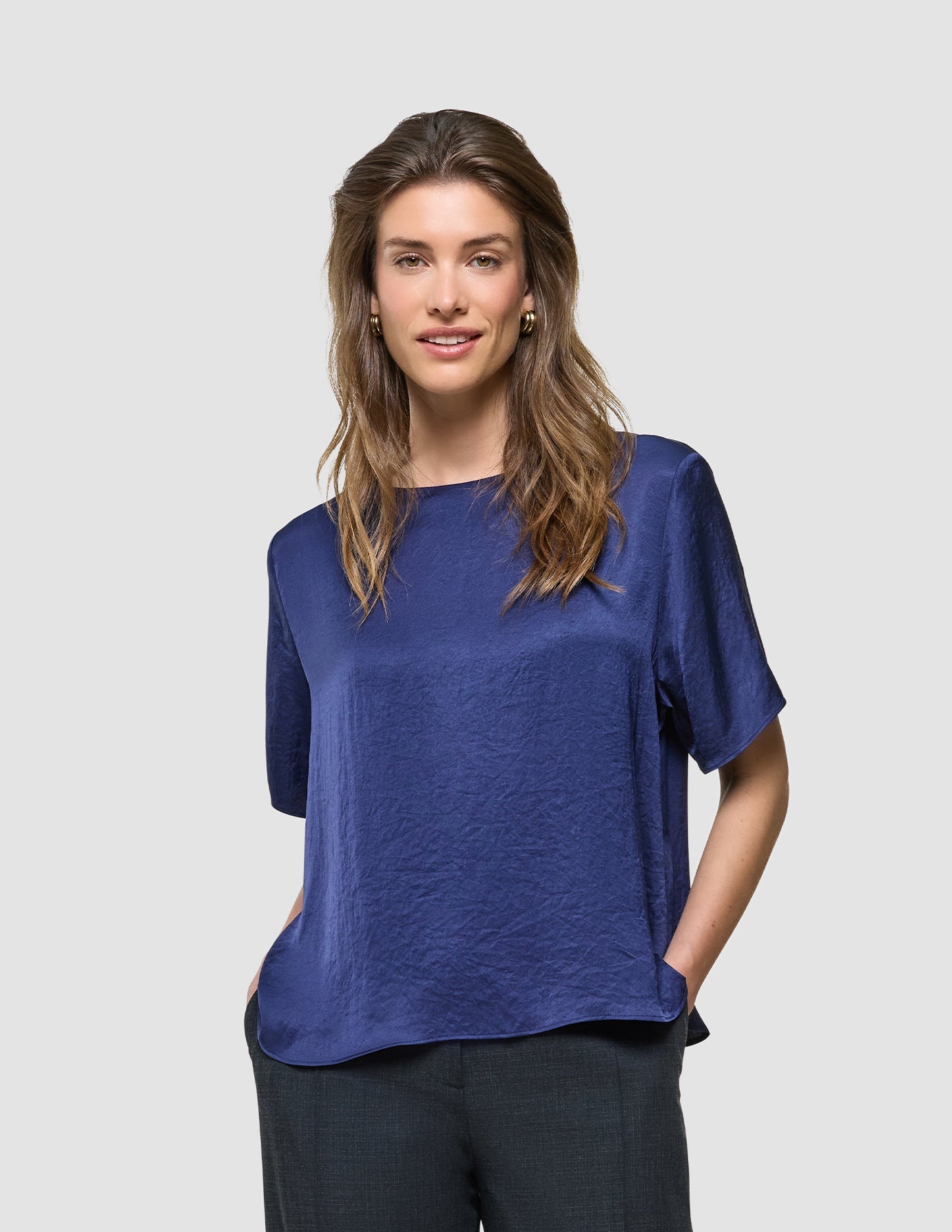 Women's Amara Blouse Navy
