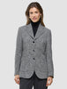 Women Ashryn Blazer Domino Herringbone
