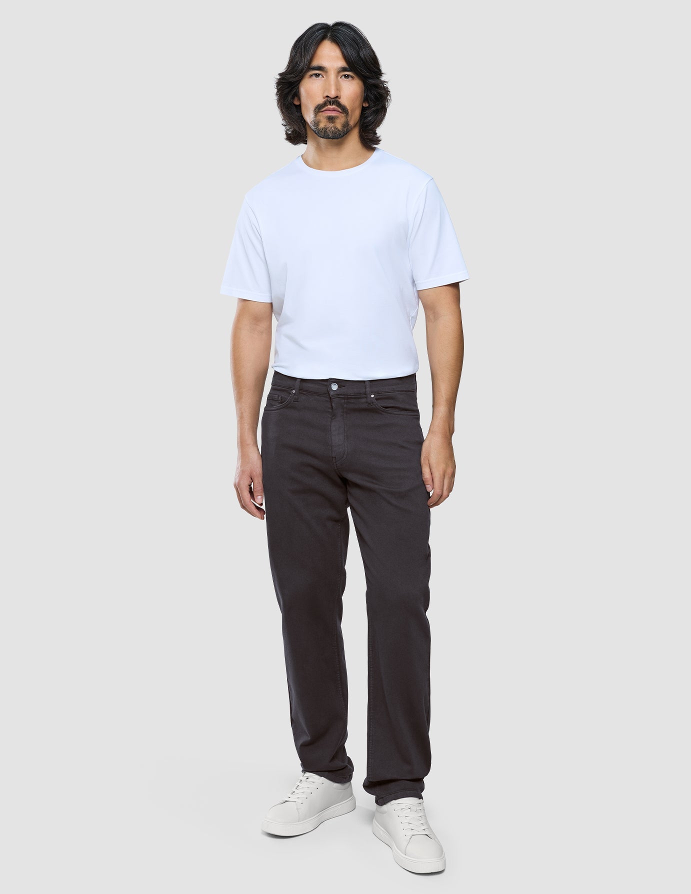 Classic 5-Pocket Pants Regular Dark Brown