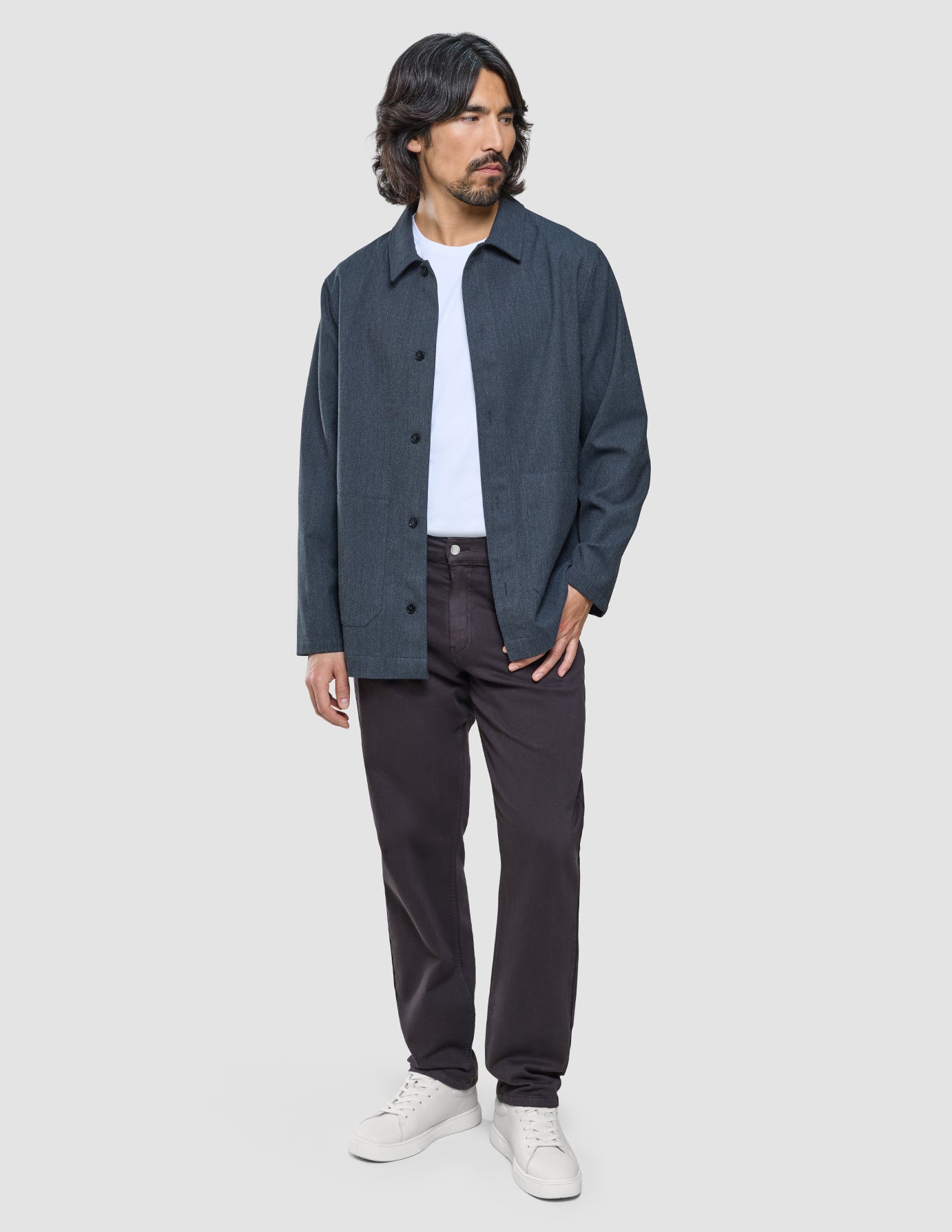 Classic 5-Pocket Pants Regular Dark Brown