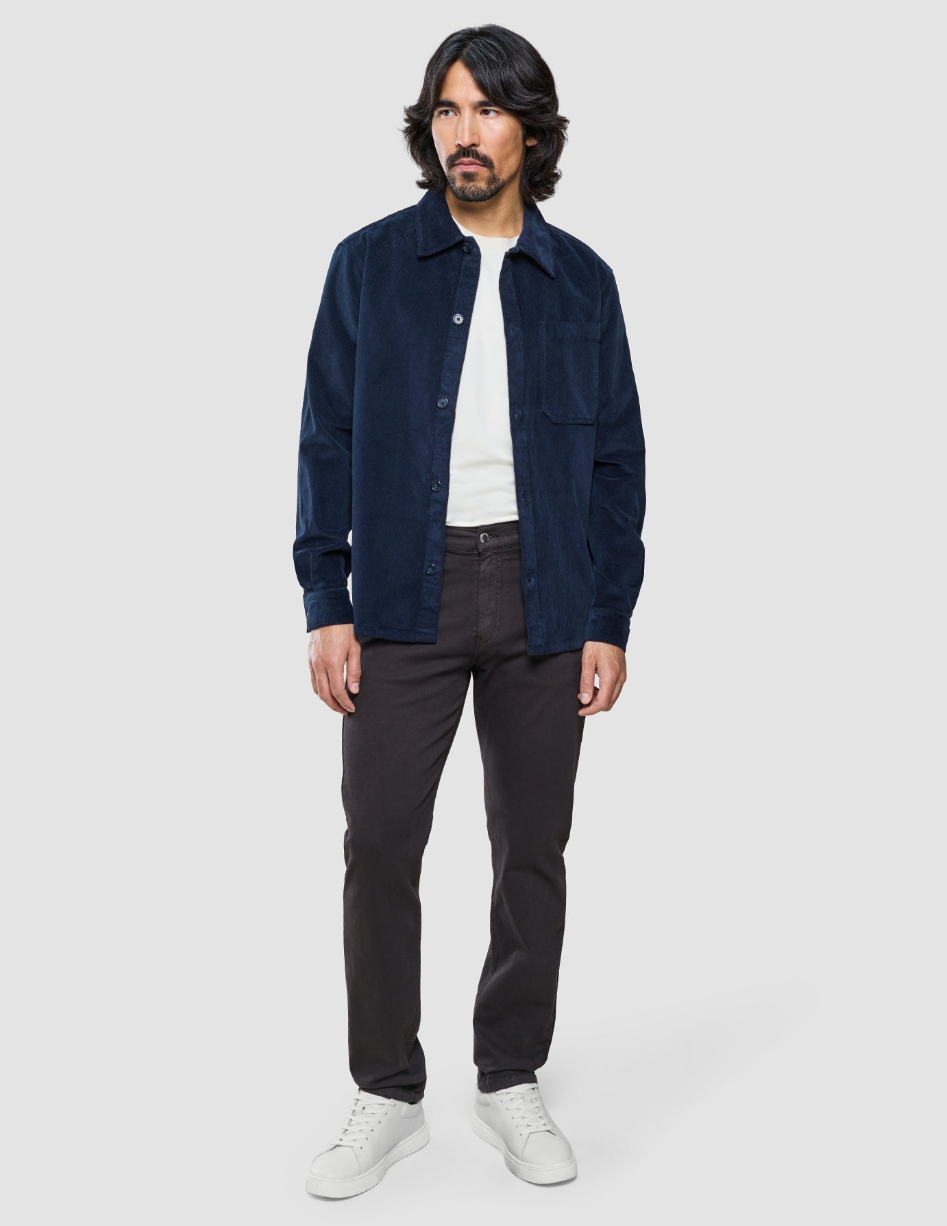 Classic 5-Pocket Pants Slim Dark Brown