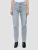 Women's Classic Jeans Tapered Light Grey Washed