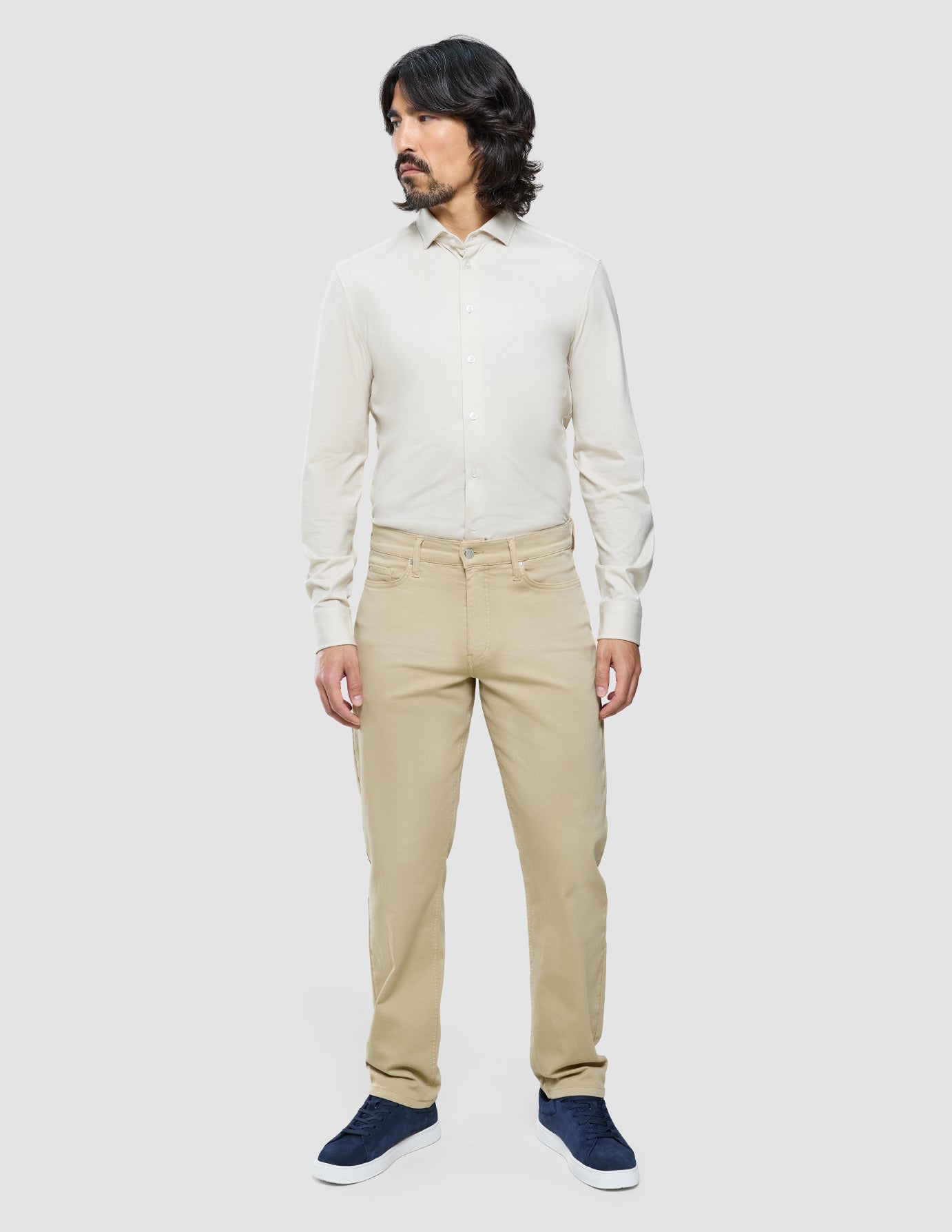 Classic Shirt Beige Twill Regular