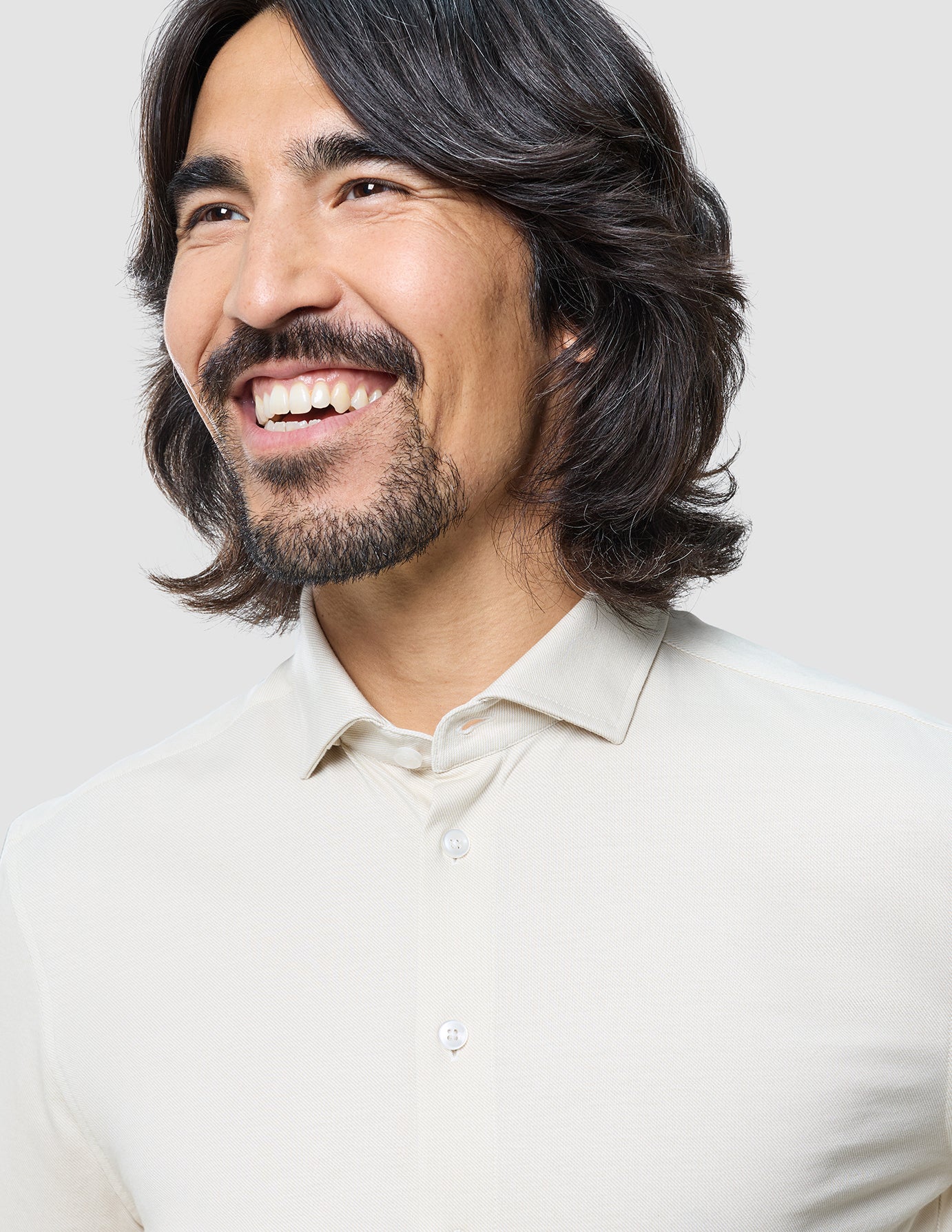 Classic Shirt Beige Twill Regular