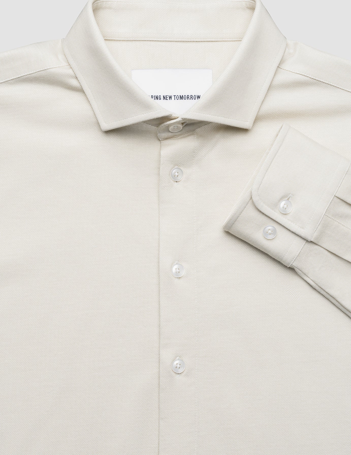 Classic Shirt Beige Twill Regular