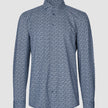 Classic Shirt Floral Allover Navy Slim