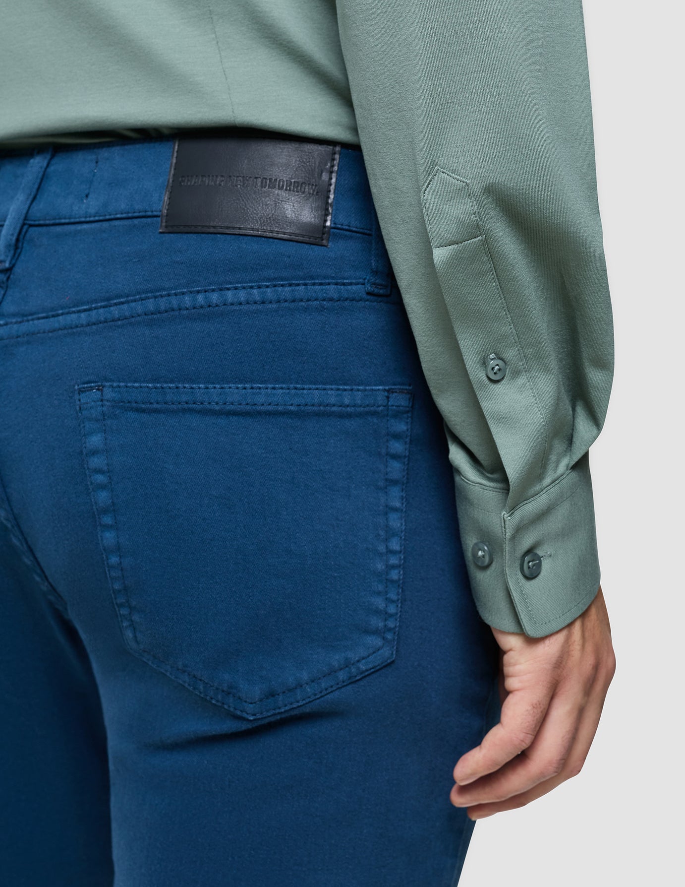 Classic Shirt Mist Green Slim