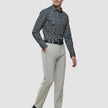 Classic Shirt Grey Floral Slim
