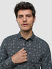 Classic Shirt Grey Floral Regular