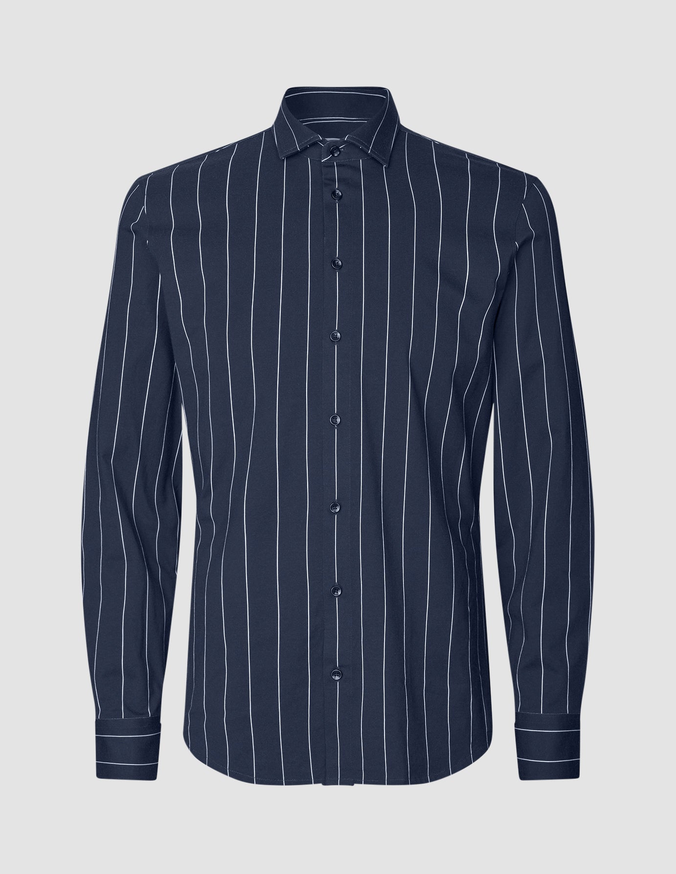 Classic Shirt Midnight Pinstripes Slim