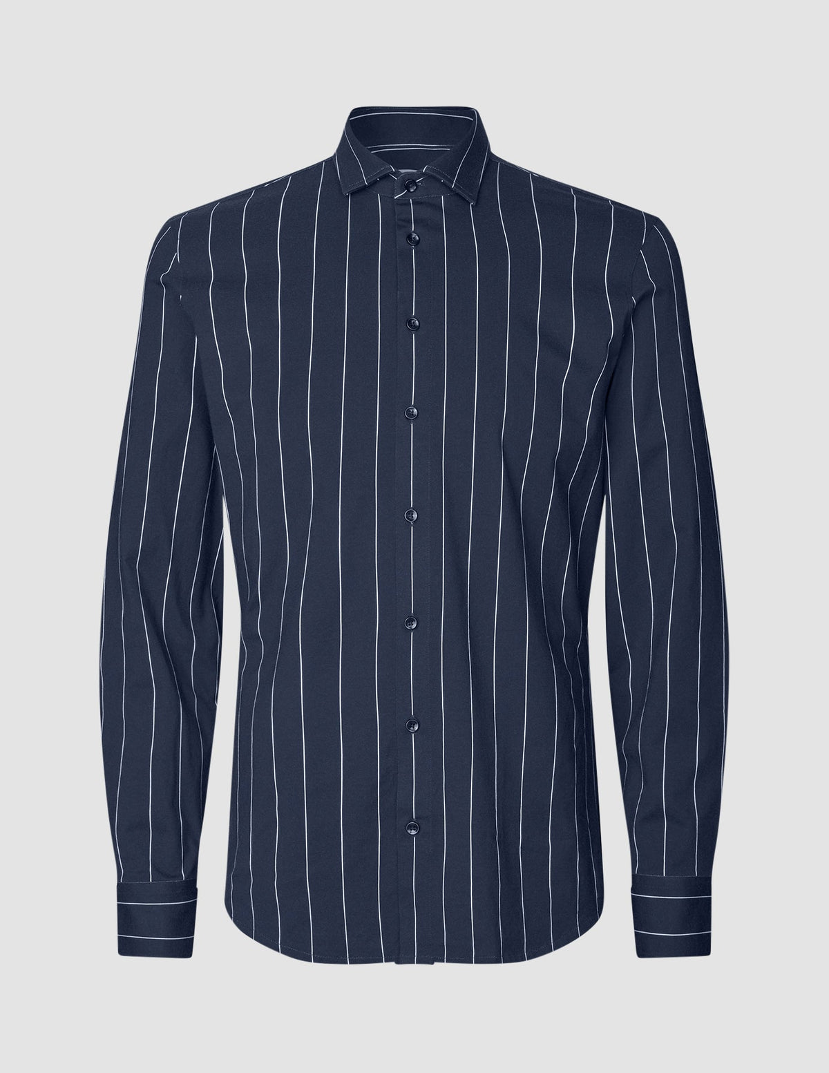 Classic Shirt Midnight Pinstripes Slim