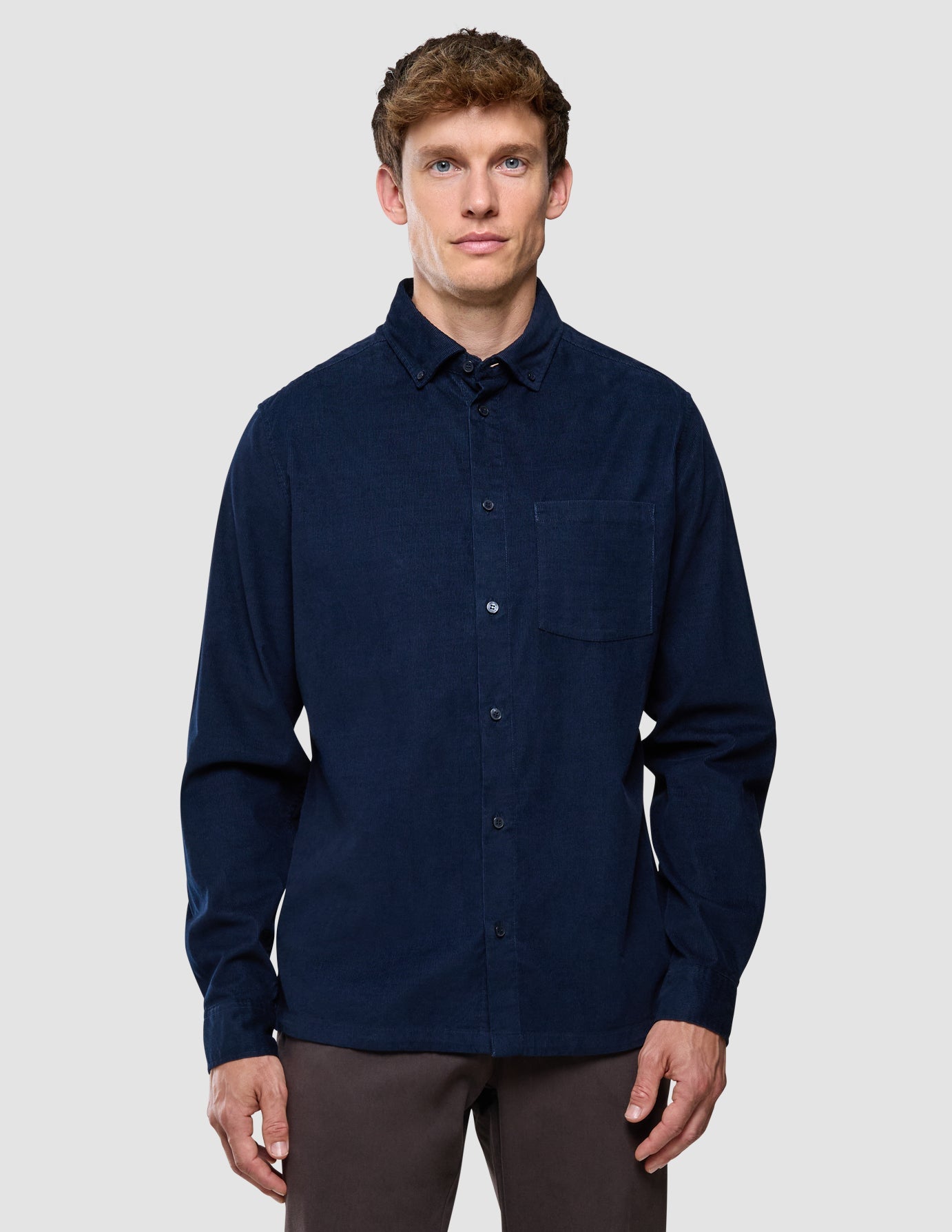 Corduroy Shirt Dark Navy