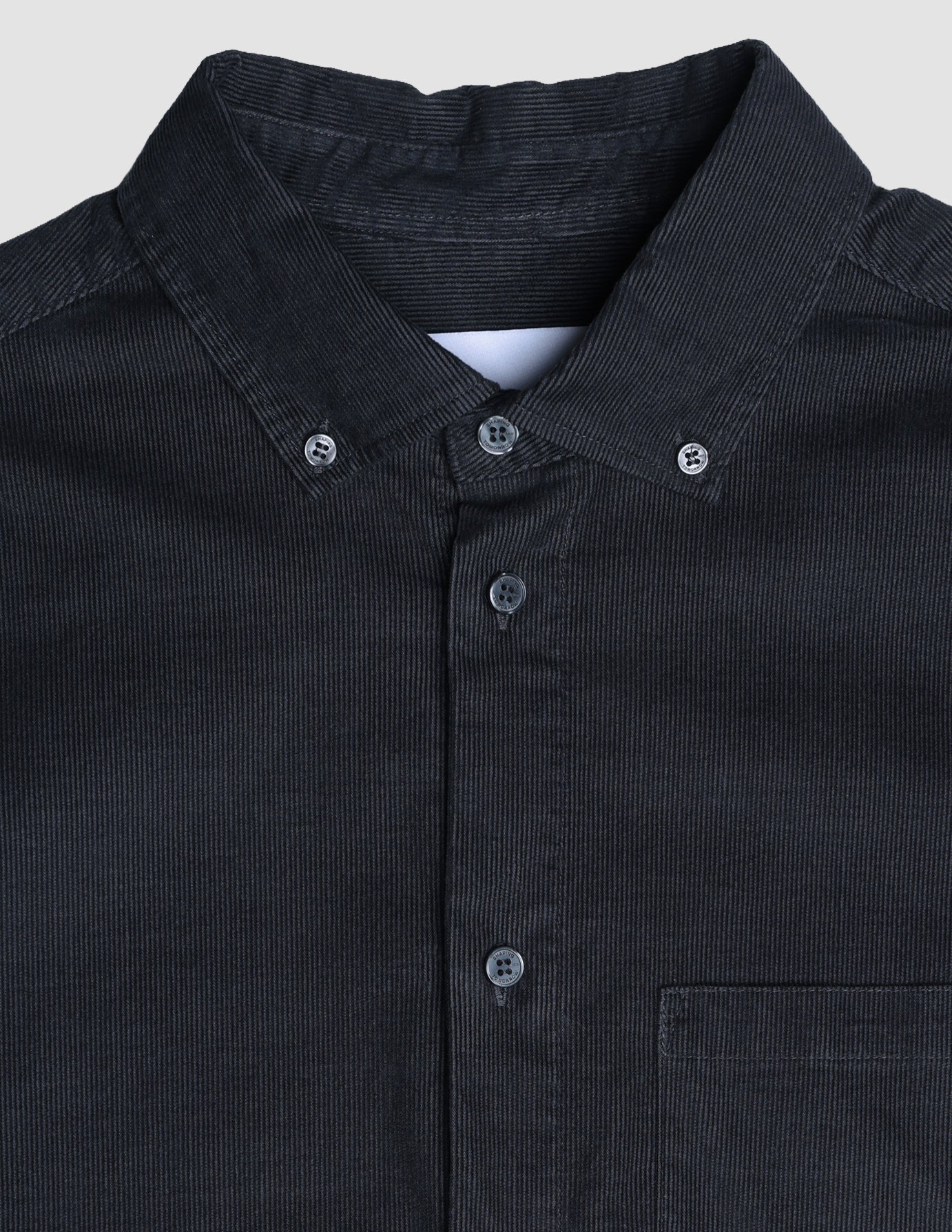Corduroy Shirt Dark Grey