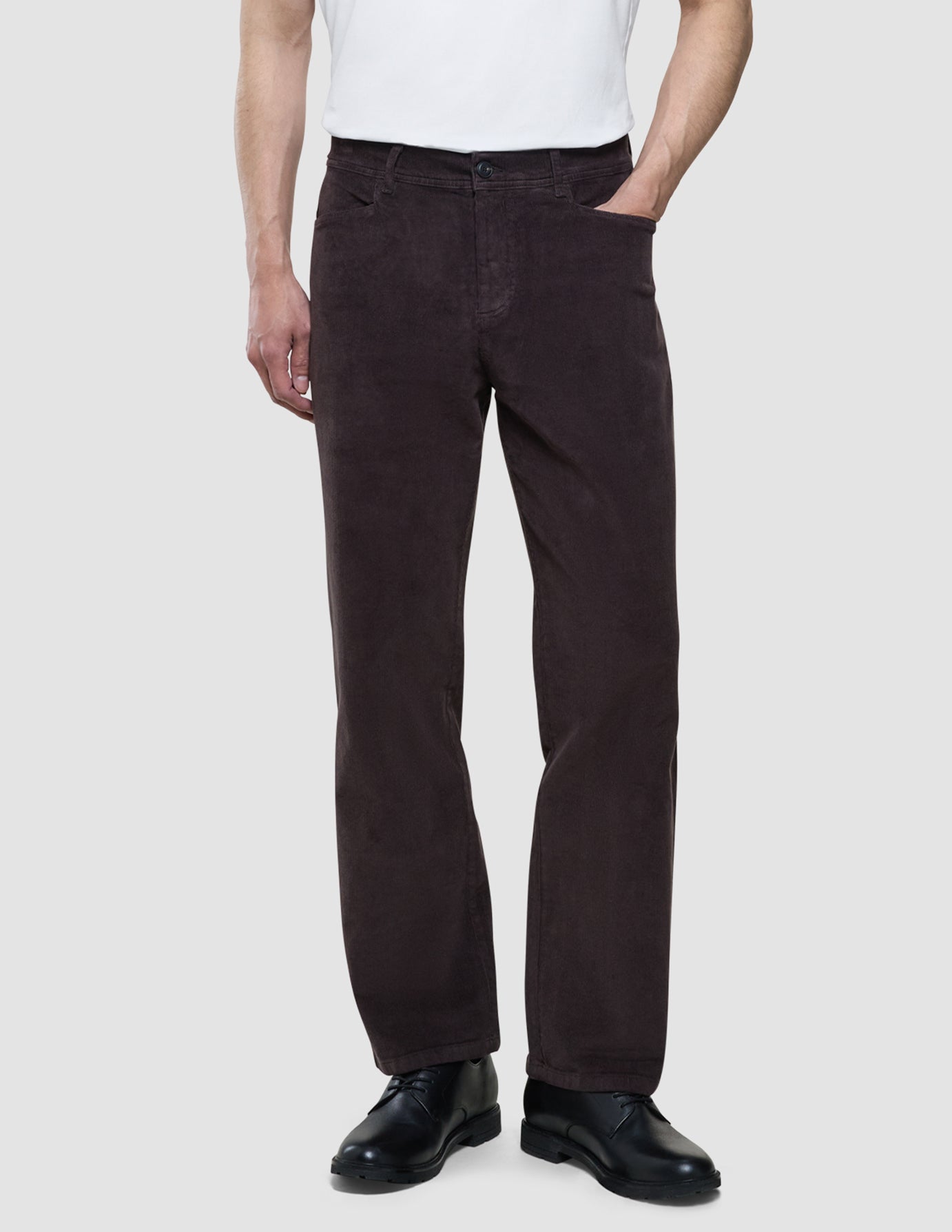 Corduroy Pants Relaxed Fit Deep Espresso