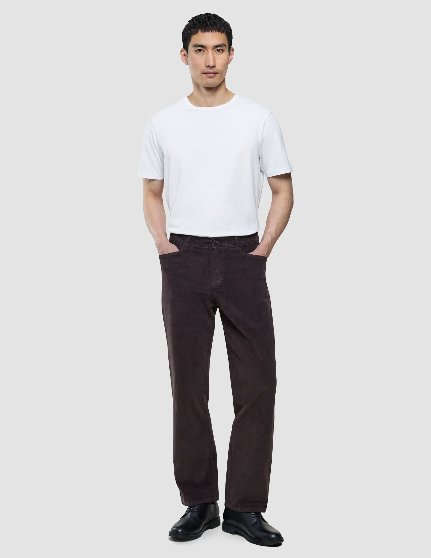 Corduroy Pants Relaxed Fit Deep Espresso