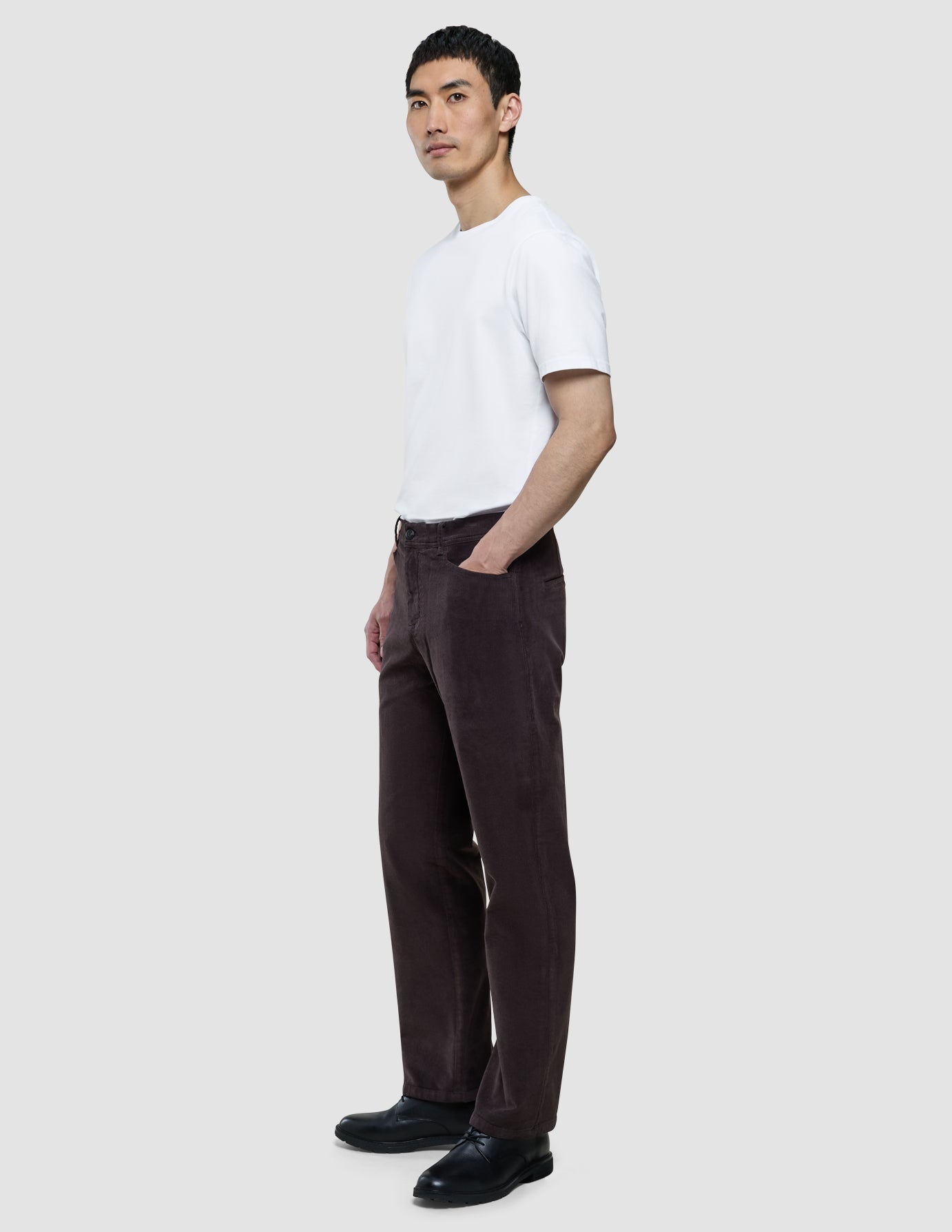 Corduroy Pants Relaxed Fit Deep Espresso