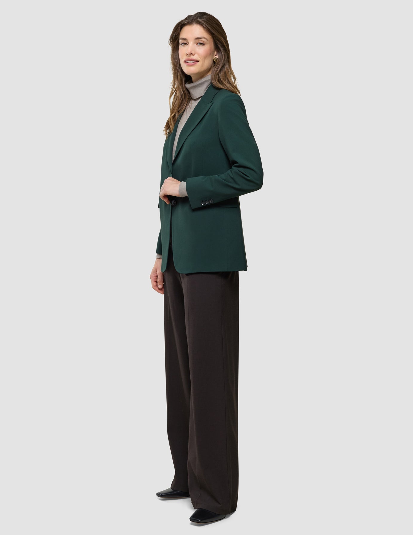 Women Ease Blazer Evergreen