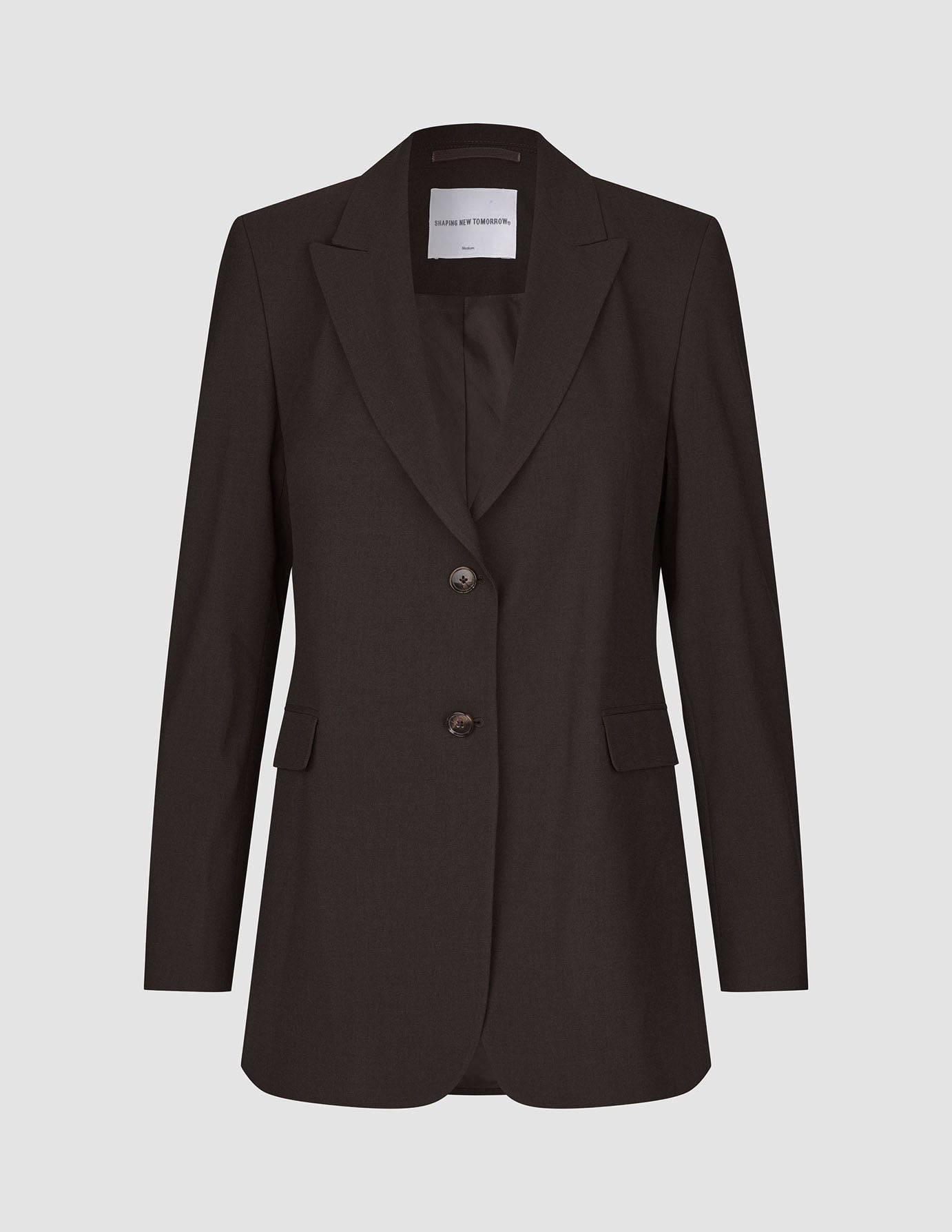 Women Ease Blazer Mocha Melange