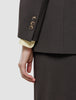 Women Ease Blazer Mocha Melange