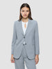 Women Ease Blazer Steel Melange