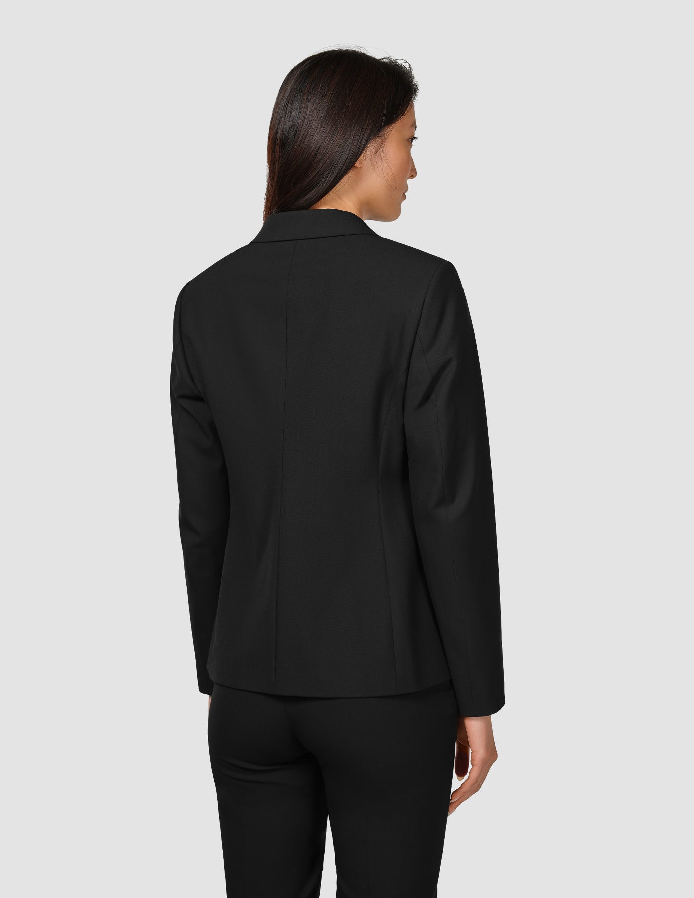Women Ease Fitted Blazer Black