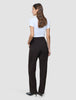 Women Ease Pants Straight Mocha Melange