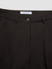 Women Ease Pants Straight Mocha Melange