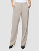 Women Ease Pants Straight Vanilla Melange