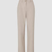 Women Ease Pants Straight Vanilla Melange