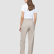 Women Ease Pants Straight Vanilla Melange