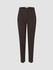 Women Ease Pants Tapered Mocha Melange