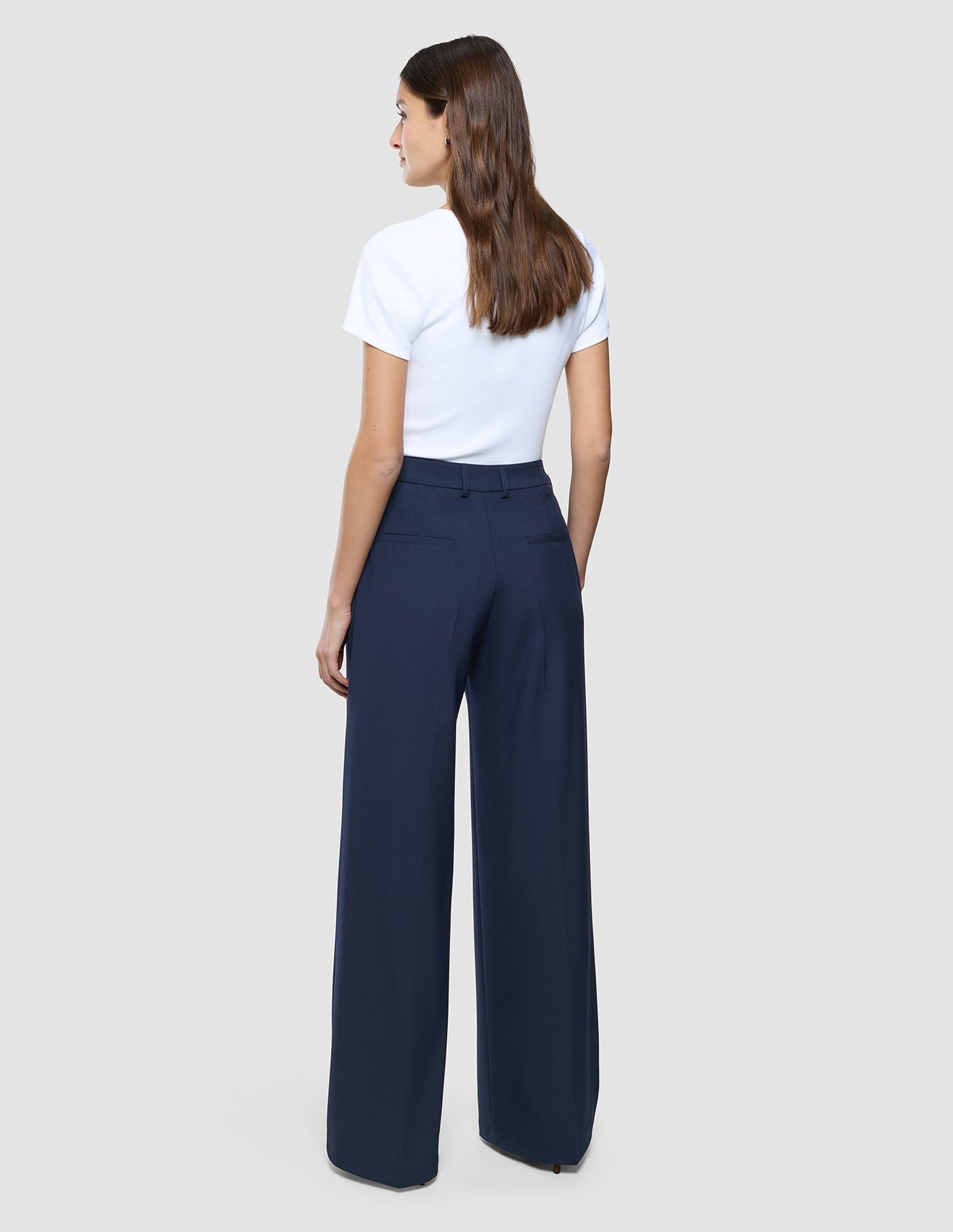 Women Ease Pants Wide Blue Nights
