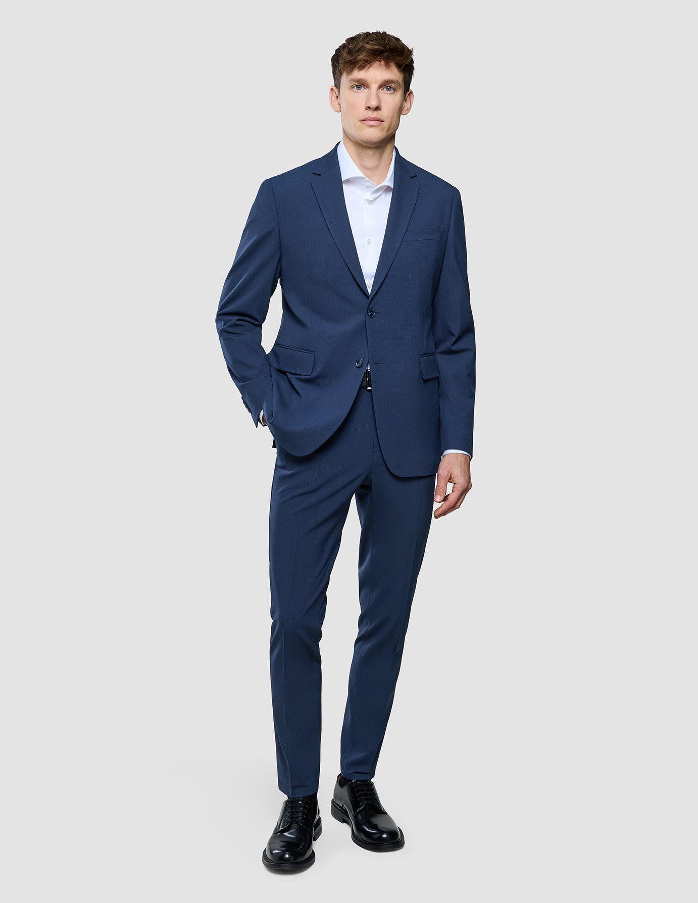 Essential Blazer Regular Navy Checks