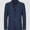Essential Blazer Slim Navy Checks