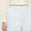 Women Essential Pants Wide Off White