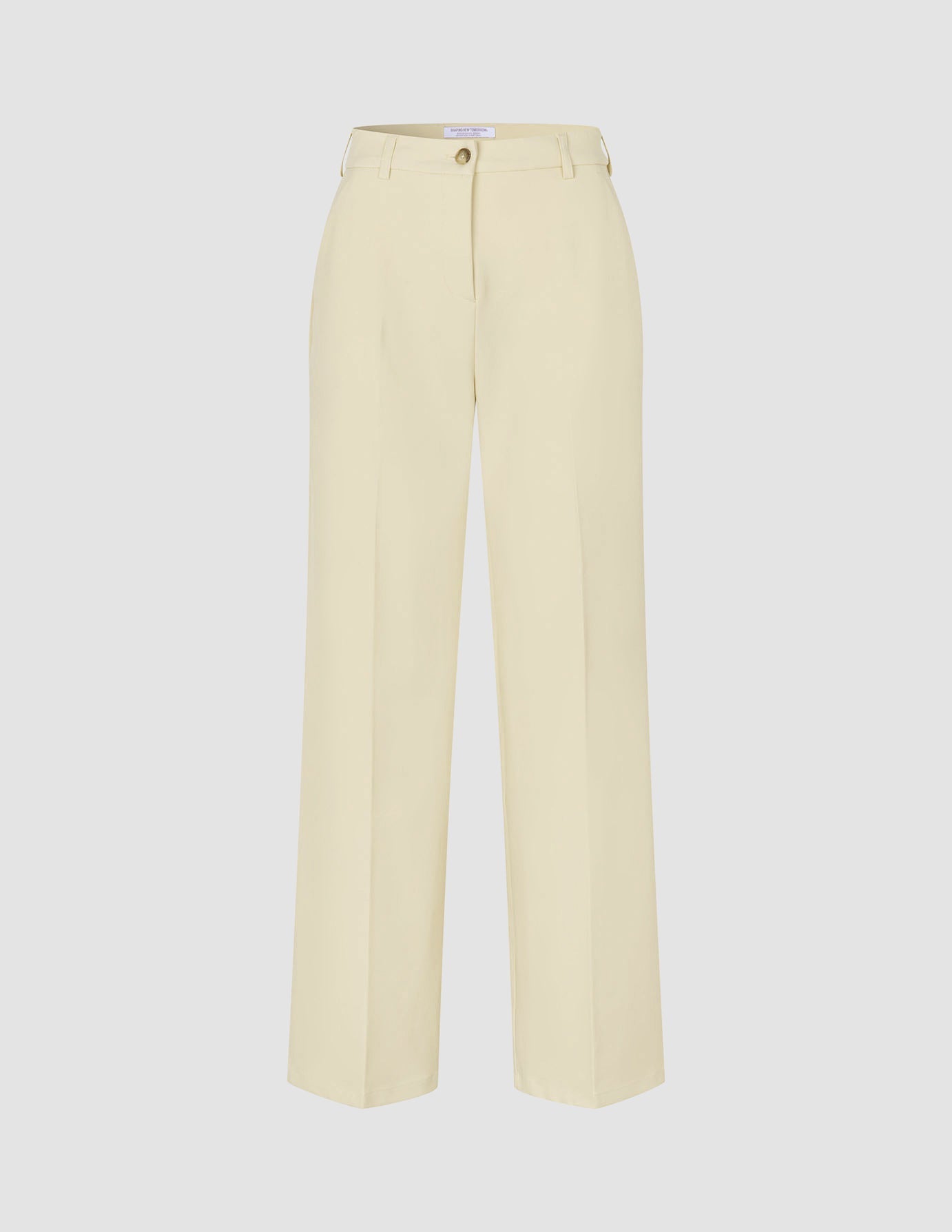 Women Essential Pants Wide Misty Yellow