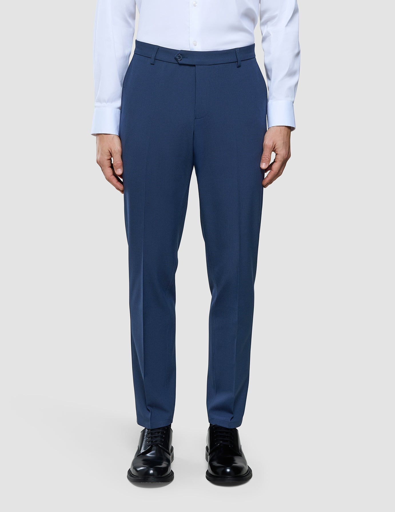 Essential Suit Pants Regular Navy Checks
