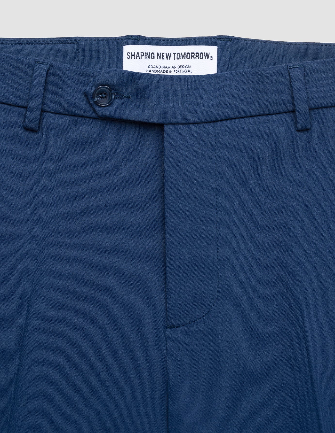 Essential Suit Pants Slim Marine Blue