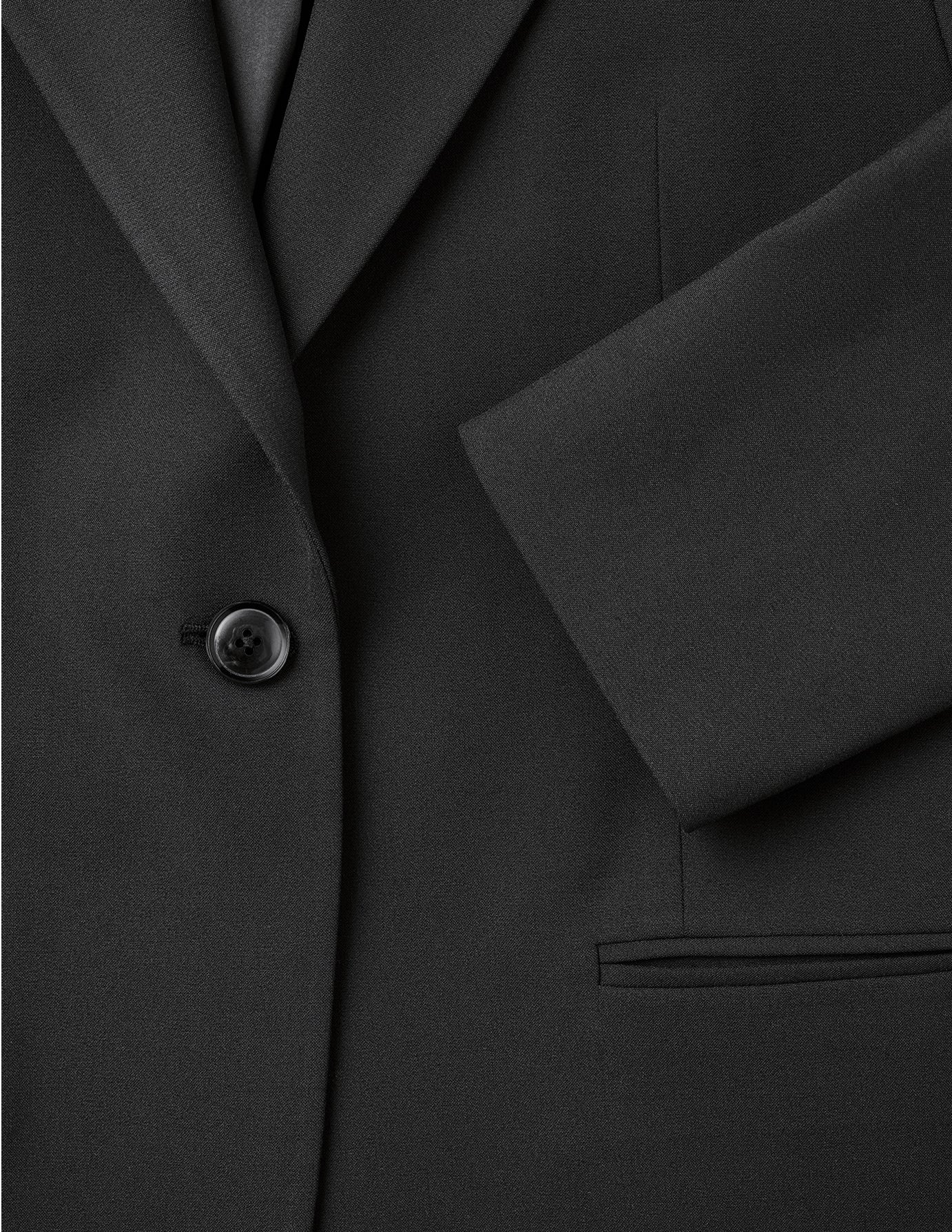 Women Ease Fitted Blazer Black