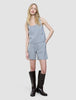 Women Linen Top Stone Grey