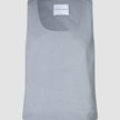 Women Linen Top Stone Grey