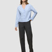 Madison Blouse Powder Blue