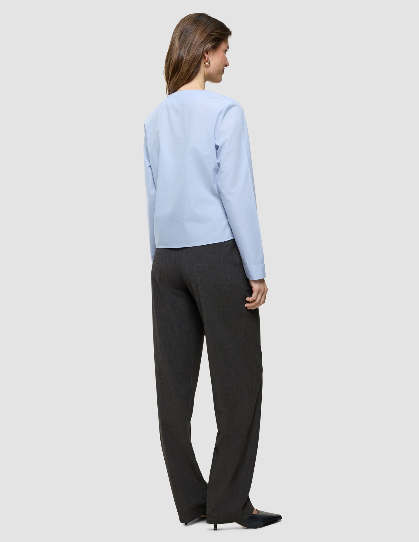 Madison Blouse Powder Blue