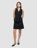 Women Marin Vest Short Black