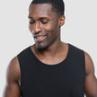 Rib Tank Top Black