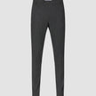 Motion Suit Pants Slim Pepper Grey: mørkegrå dressbukser med smal passform i skandinavisk design.
