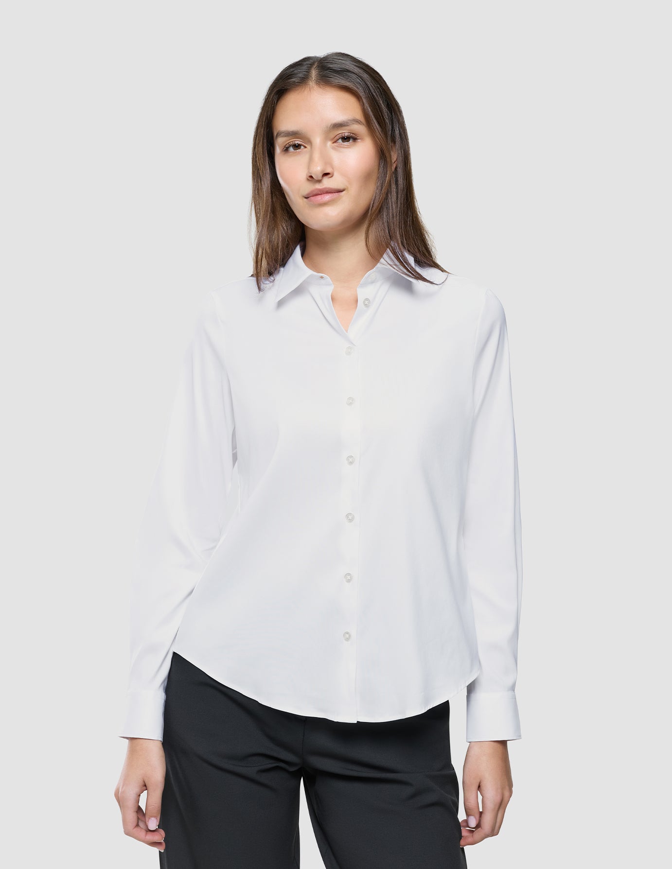 Women Oxford Shirt White Regular