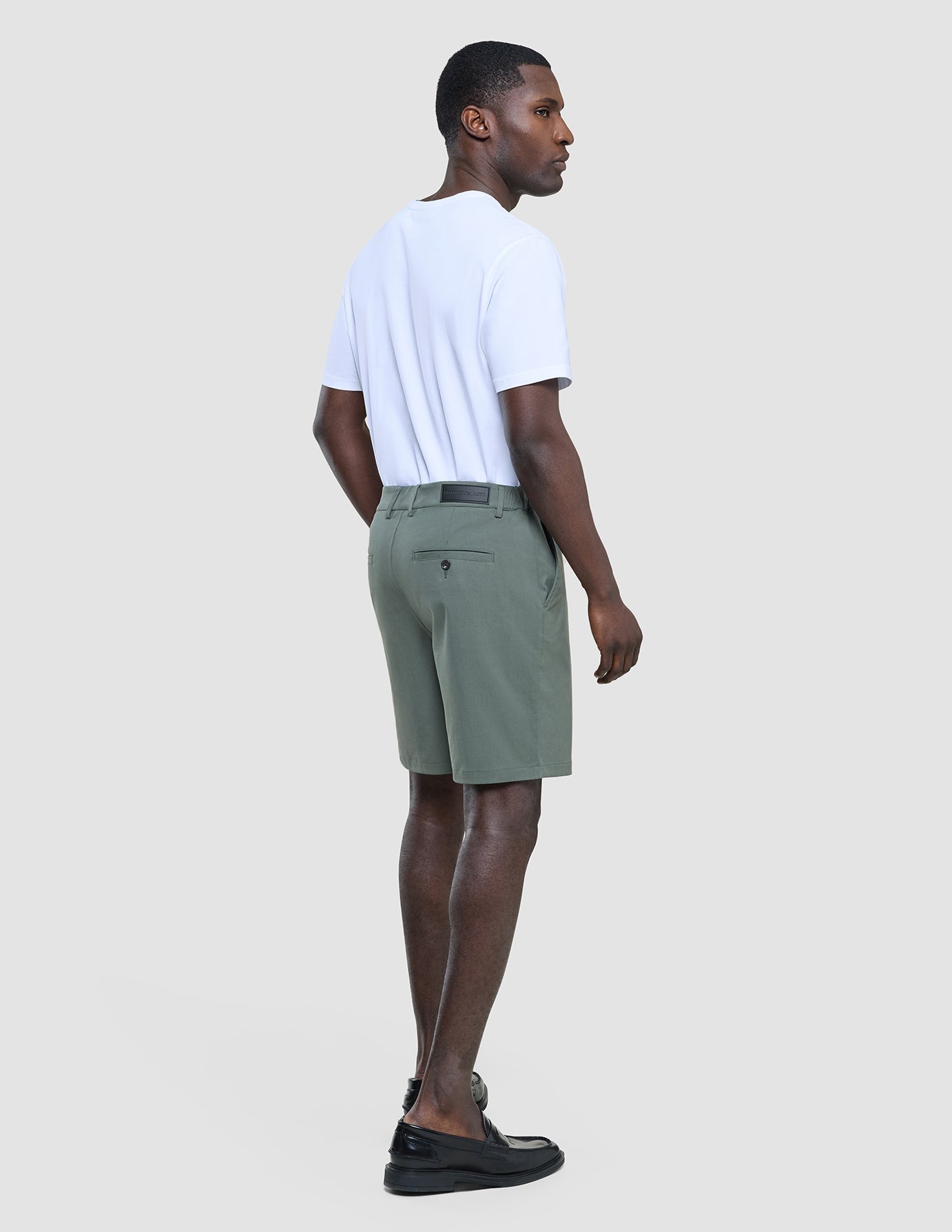 Refine Cotton Shorts Sage Green