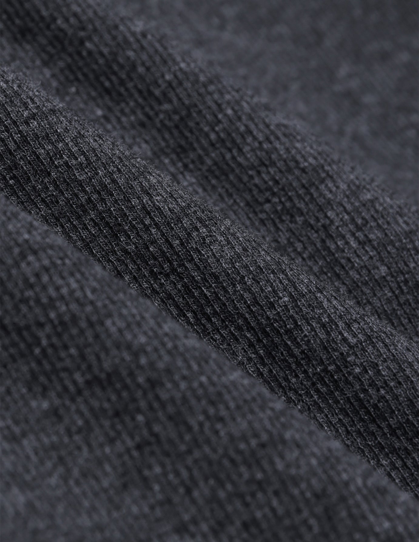Women Rib T-shirt Dark Grey Melange