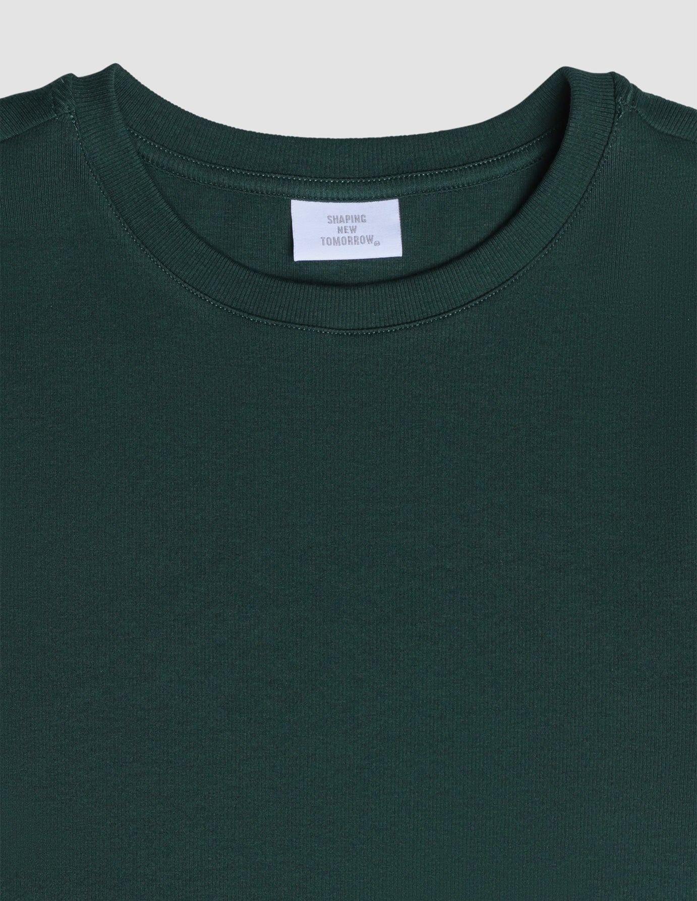 Women Rib T-shirt Evergreen